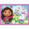 Puzzle 4w1 Koci domek Gabi – zestaw 207 elementów, bajkowe ilustracje | Trefl 34620