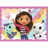 Puzzle 4w1 Koci domek Gabi – zestaw 207 elementów, bajkowe ilustracje | Trefl 34620