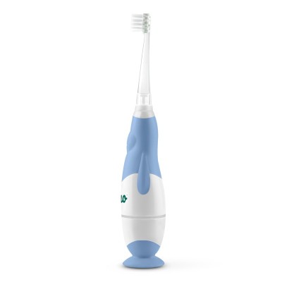 Neno Denti Blue — elektryczna szczoteczka dla niemowląt i maluchów | delikatne wibracje, 4 końcówki, LED, IPX7