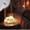 Silikonowa lampka nocna Neno Cosmo – urocza chmurka z 3 poziomami jasności i 11 trybami świecenia, bezpieczna dla dzieci