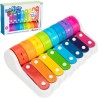 Dzwonki Rock N'Roller Piano Fat Brain Toys – instrument muzyczny dla dzieci, rozwój rytmu i motoryki