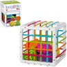 Elastyczna Kostka InnyBin Fat Brain Toys – sensoryczny sorter z klockami do nauki kształtów i kolorów