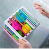 Elastyczna Kostka InnyBin Fat Brain Toys – sensoryczny sorter z klockami do nauki kształtów i kolorów