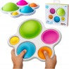 Kolorowe Bąbelki Dimpl Fat Brain Toys – zabawka sensoryczna do wciskania i stymulacji zmysłów