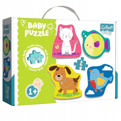 Puzzle Baby classic zwierzątka domowe Trefl 36074 Puzzle Baby classic zwierzątka domowe Trefl 36074