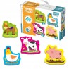 Puzzle edukacyjne dla dzieci Baby zwierzęta na wsi Trefl 36070