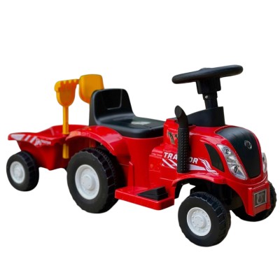 Traktor na akumulator z przyczepą dla dzieci 3+ – elektryczny jeździk z dźwiękami i akcesoriami Traktor na akumulator z przyczepą dla dzieci 3+ – elektryczny jeździk z dźwiękami i akcesoriami