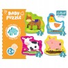 Puzzle edukacyjne dla dzieci Baby zwierzęta na wsi Trefl 36070