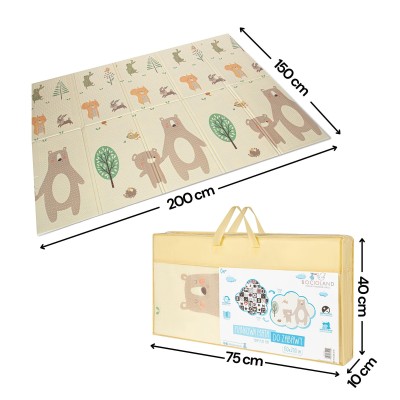 Bocioland Mata Piankowa Mały Miś BL124 – dwustronna 200×150