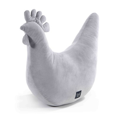 Poduszka Kura Babci Dany Velvet Dark Grey – La Millou