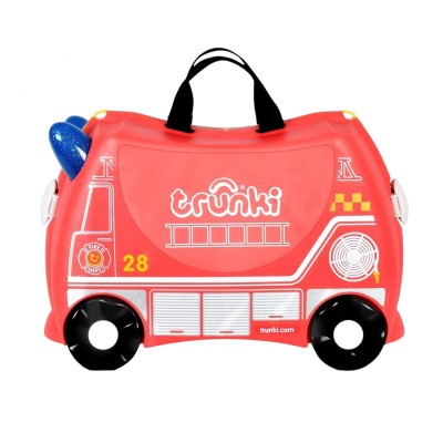 Walizka dziecięca Trunki Frank – funkcjonalny wóz strażacki na podróże i zabawę