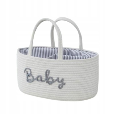 Organizer na pieluszki biały – stylowy i praktyczny pojemnik dla mamy | Idealny prezent na baby shower Organizer na pieluszki biały – stylowy i praktyczny pojemnik dla mamy | Idealny prezent na baby shower