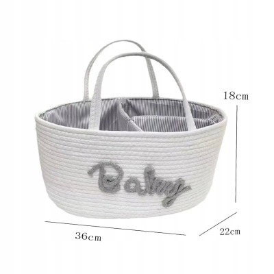 Organizer na pieluszki biały – stylowy i praktyczny pojemnik dla mamy | Idealny prezent na baby shower Organizer na pieluszki biały – stylowy i praktyczny pojemnik dla mamy | Idealny prezent na baby shower