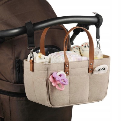 Organizer filcowy XXL beżowy – torba dla mamy i dziecka | Pojemny i elegancki organizer na pieluszki Organizer filcowy XXL beżowy – torba dla mamy i dziecka | Pojemny i elegancki organizer na pieluszki
