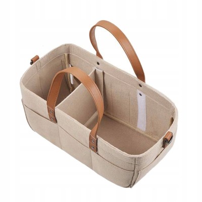 Organizer filcowy XXL beżowy – torba dla mamy i dziecka | Pojemny i elegancki organizer na pieluszki Organizer filcowy XXL beżowy – torba dla mamy i dziecka | Pojemny i elegancki organizer na pieluszki