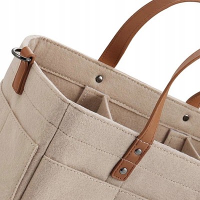 Organizer filcowy XXL beżowy – torba dla mamy i dziecka | Pojemny i elegancki organizer na pieluszki Organizer filcowy XXL beżowy – torba dla mamy i dziecka | Pojemny i elegancki organizer na pieluszki