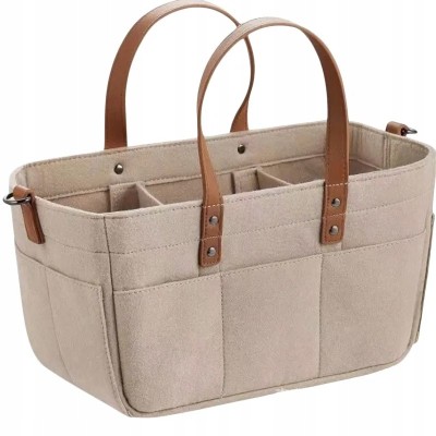 Organizer filcowy XXL beżowy – torba dla mamy i dziecka | Pojemny i elegancki organizer na pieluszki Organizer filcowy XXL beżowy – torba dla mamy i dziecka | Pojemny i elegancki organizer na pieluszki