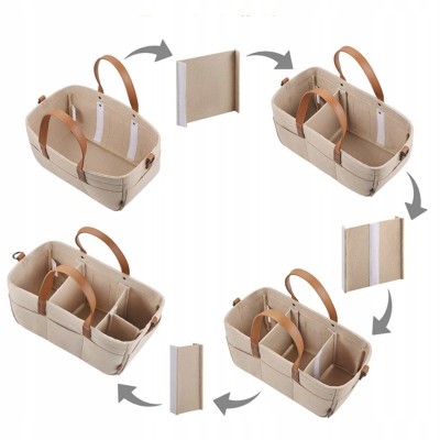 Organizer filcowy XXL beżowy – torba dla mamy i dziecka | Pojemny i elegancki organizer na pieluszki Organizer filcowy XXL beżowy – torba dla mamy i dziecka | Pojemny i elegancki organizer na pieluszki