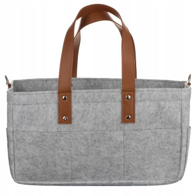 Organizer filcowy XXL szary – torba dla mamy i dziecka | Pojemna i elegancka torba na akcesoria Organizer filcowy XXL szary – torba dla mamy i dziecka | Pojemna i elegancka torba na akcesoria