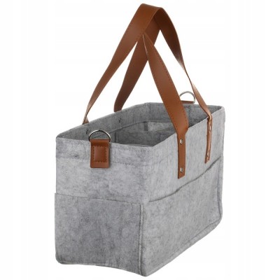 Organizer filcowy XXL szary – torba dla mamy i dziecka | Pojemna i elegancka torba na akcesoria Organizer filcowy XXL szary – torba dla mamy i dziecka | Pojemna i elegancka torba na akcesoria