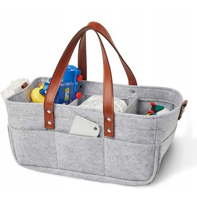 Organizer filcowy XXL szary – torba dla mamy i dziecka | Pojemna i elegancka torba na akcesoria Organizer filcowy XXL szary – torba dla mamy i dziecka | Pojemna i elegancka torba na akcesoria