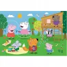 Puzzle Świnka Peppa 24 elementy 24 Maxi Zabawy na polanie Trefl 14342