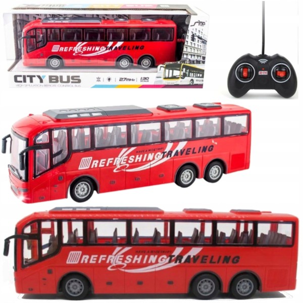 Zdalnie sterowany autobus turystyczny dla dzieci – realistyczny bus z pilotem