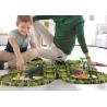 Tor samochodowy Dino Park 230 el – ruchomy tor z dinozaurami tunele i auto terenowe dla dzieci