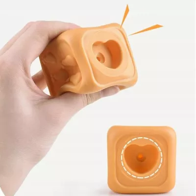 Klocki sensoryczne gumowe Montessori 13 el. – miękka wieża i piramida 3w1 | Gryzaki, nauka kolorów i rozwój zmysłów dla niemowlą