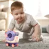 Spinner sensoryczny ślimak na przyssawkę zabawka do kąpieli i krzesełka rozwija zmysły i motorykę