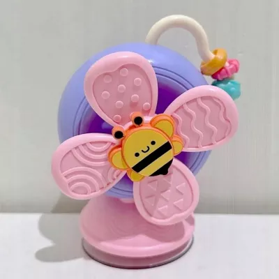 Spinner sensoryczny ślimak z przyssawką – do kąpieli, krzesełka i podłogi | Zabawka edukacyjna rozwijająca zmysły i motorykę