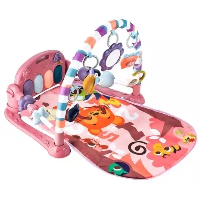 Mata edukacyjna z pianinkiem i grzechotkami dla niemowląt – interaktywna zabawa, muzyka i rozwój zmysłów od pierwszych dni życia