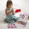 Ubieranka magnetyczna dla dziewczynek – kreatywne puzzle 51 magnesów edukacja  zabawa