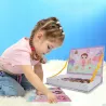 Ubieranka magnetyczna dla dziewczynek – kreatywne puzzle 51 magnesów edukacja  zabawa