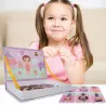 Ubieranka magnetyczna dla dziewczynek – kreatywne puzzle 51 magnesów edukacja  zabawa