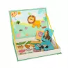 Układanka magnetyczna Montessori Zwierzęta edukacyjne puzzle z 47 magnesami dla dzieci