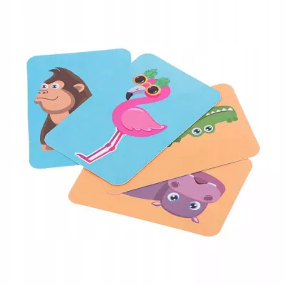 Układanka magnetyczna Montessori Zwierzęta – 47 magnesów, edukacja i zabawa dla dzieci