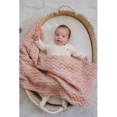 Kocyk Merino 100% – ciepły, oddychający kocyk dla niemowląt | Polski