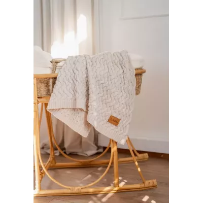 Kocyk Merino 100% – ciepły, oddychający kocyk dla niemowląt | Polski