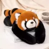 Pluszak obciążeniowy – terapeutyczna przytulanka dla dzieci | Uspokaja, pomaga zasnąć, wspiera emocje panda czerwona