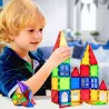 Klocki Magnetyczne 45 el. – Kreatywne Konstrukcje 3D z Magnesami Neodymowymi