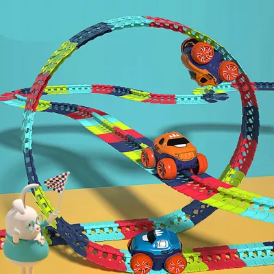 Magiczny Tor Wyścigowy 291 el. – Elastyczny, Świecący w Ciemności Zestaw Konstrukcyjny z LED