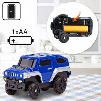 Kolejka Elektryczna 192 Elementy – Dwupoziomowy Tor 700 cm z LED, Dźwiękami i Auta | Kreatywna Zabawa dla Dzieci 3+