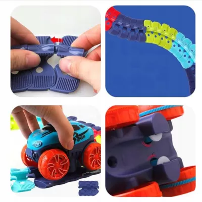 Magiczny Tor Wyścigowy 291 el. – Elastyczny, Świecący w Ciemności Zestaw Konstrukcyjny z LED