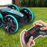Samochód RC Amfibia ze Sterowaniem Gestami, LED i Saltami 360° – Terenowy Stunt Car