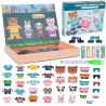 Edukacyjne Puzzle Magnetyczne Rodzinka - Kreatywna Zabawa