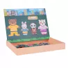Edukacyjne Puzzle Magnetyczne Rodzinka - Kreatywna Zabawa