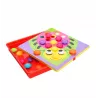 Układanka guzikowa Montessori – kreatywna mozaika edukacyjna