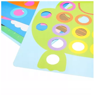 Układanka guzikowa Montessori – edukacyjna mozaika dla dzieci rozwijająca motorykę, kreatywność i koncentrację