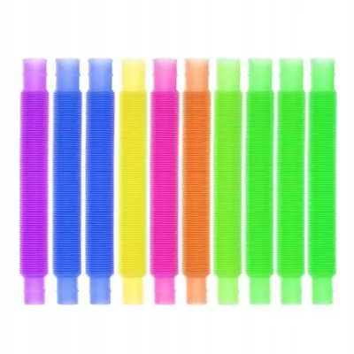 Zestaw tub i rurek sensorycznych POP XXL – zabawka edukacyjna rozwijająca motorykę, kreatywność i koncentrację